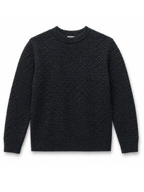 BillTornade Dark Green and Blue Wool Knit Sweater